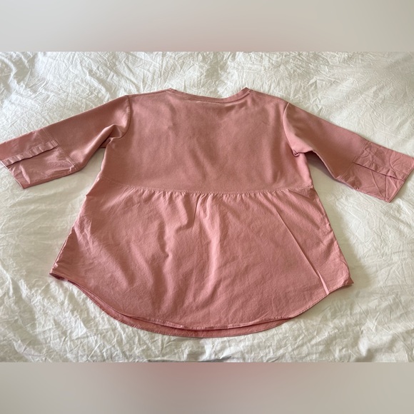 COS | Women’s SZ Small | Salmon/Pink Top Blouse | Easy Fit Minimalist - Picture 9 of 9